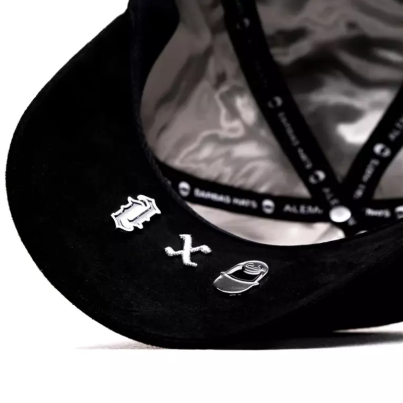 Black Hip Hop Bling Cap