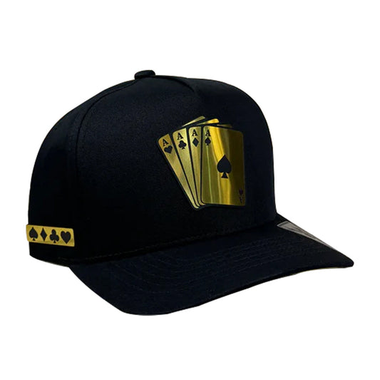 Gold Poker Cap