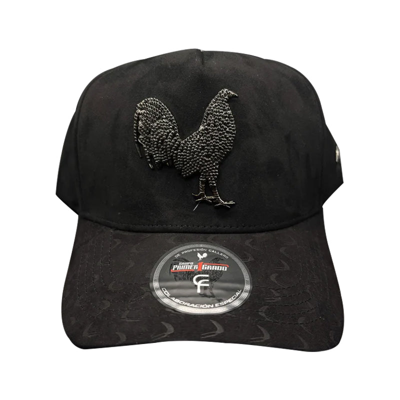 Black Rooster Cap