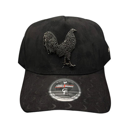 Black Rooster Cap