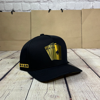 Gold Poker Cap