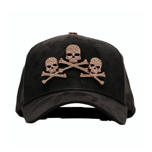 Rose Gold Skull Cap