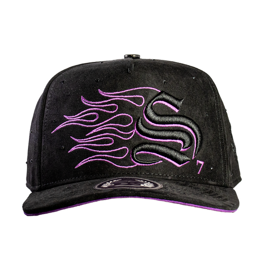 S7 Fire Diamond Cap - Black Purple