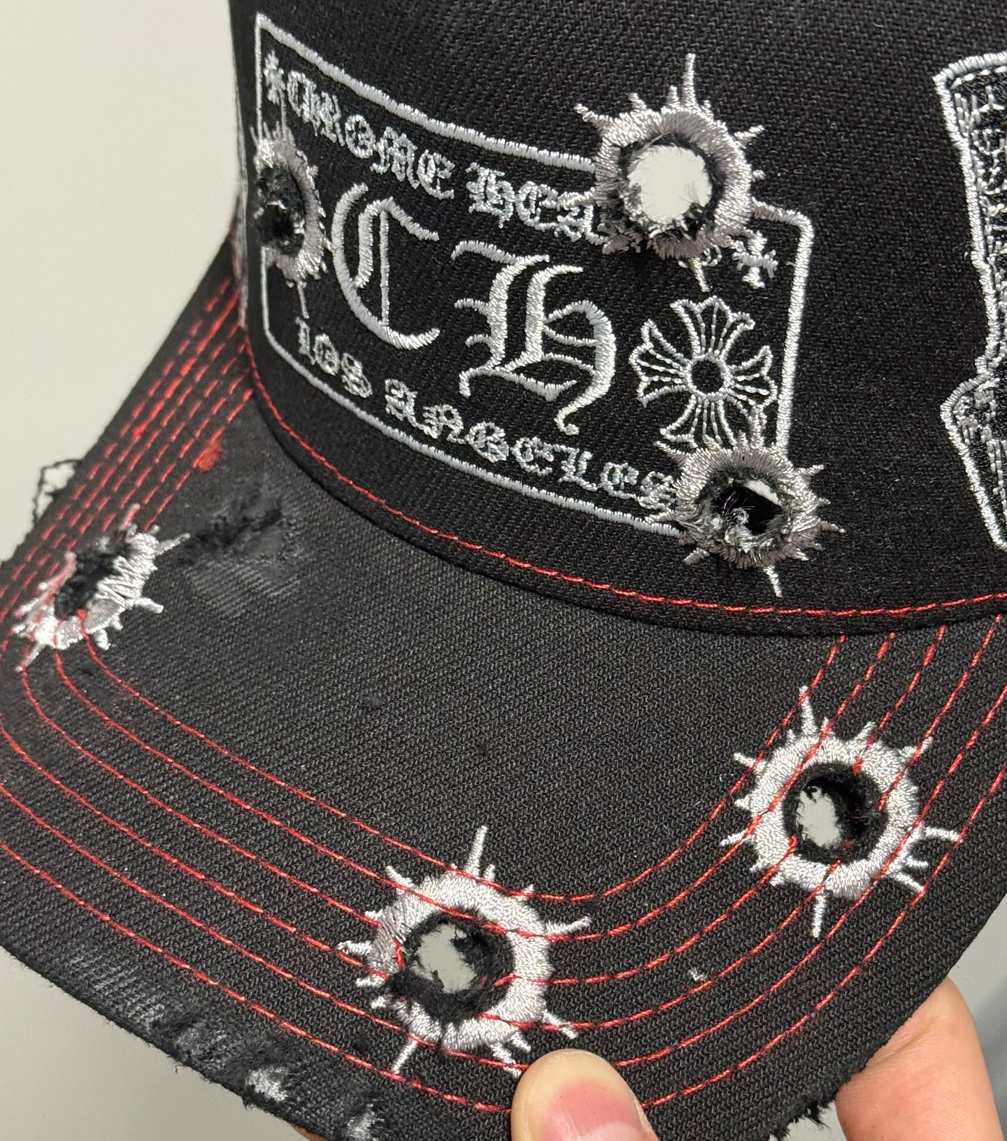 Handmade Bullet Hole Cap