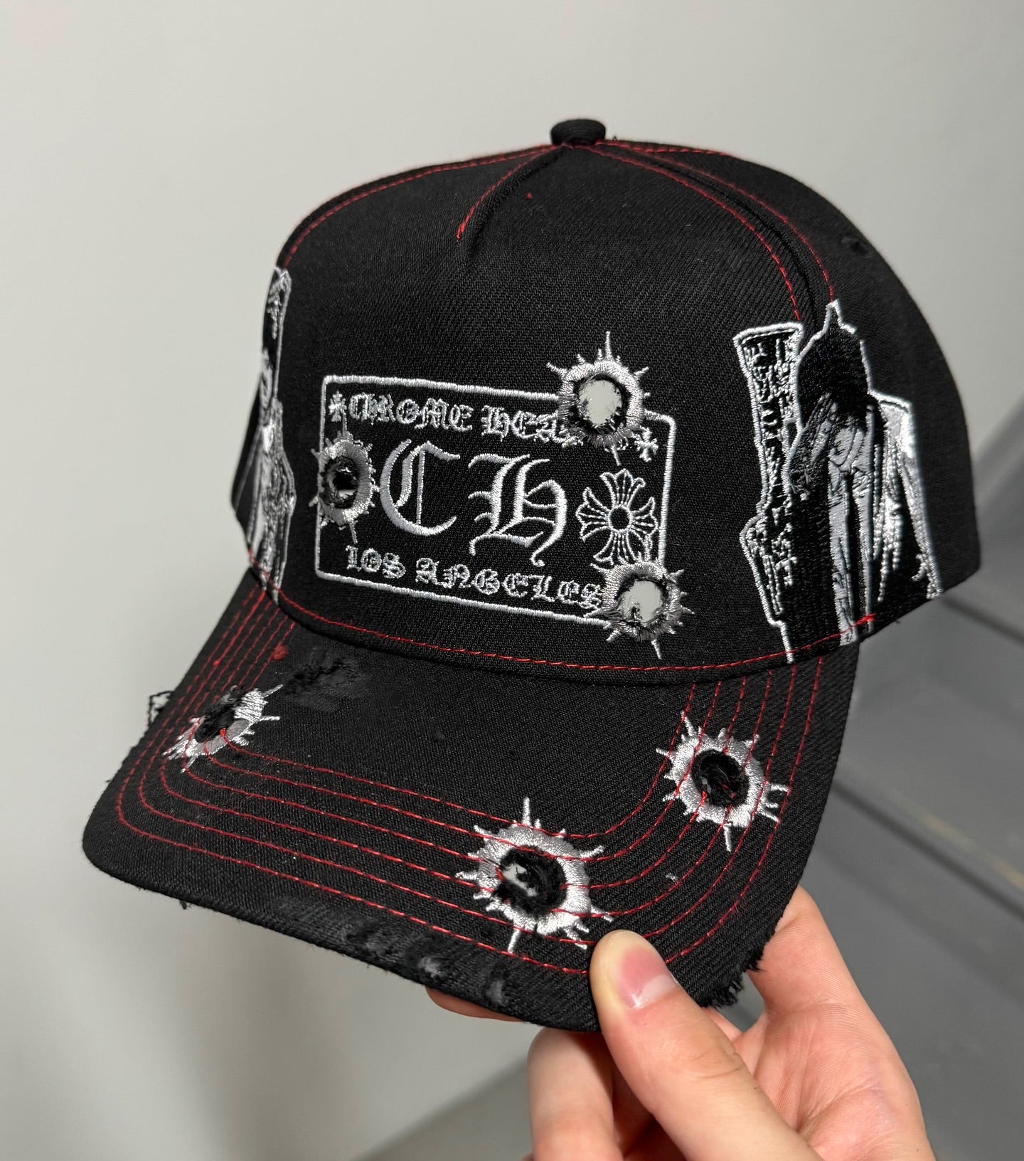 Handmade Bullet Hole Cap