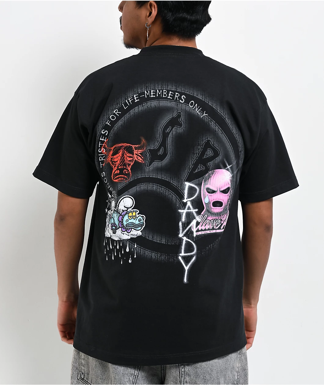 $AD BOYZ by Junior H x Dandy Hats Black T-Shirt