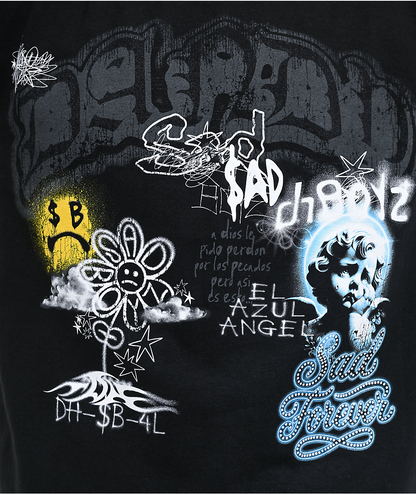 $AD BOYZ by Junior H x Dandy Hats Black T-Shirt