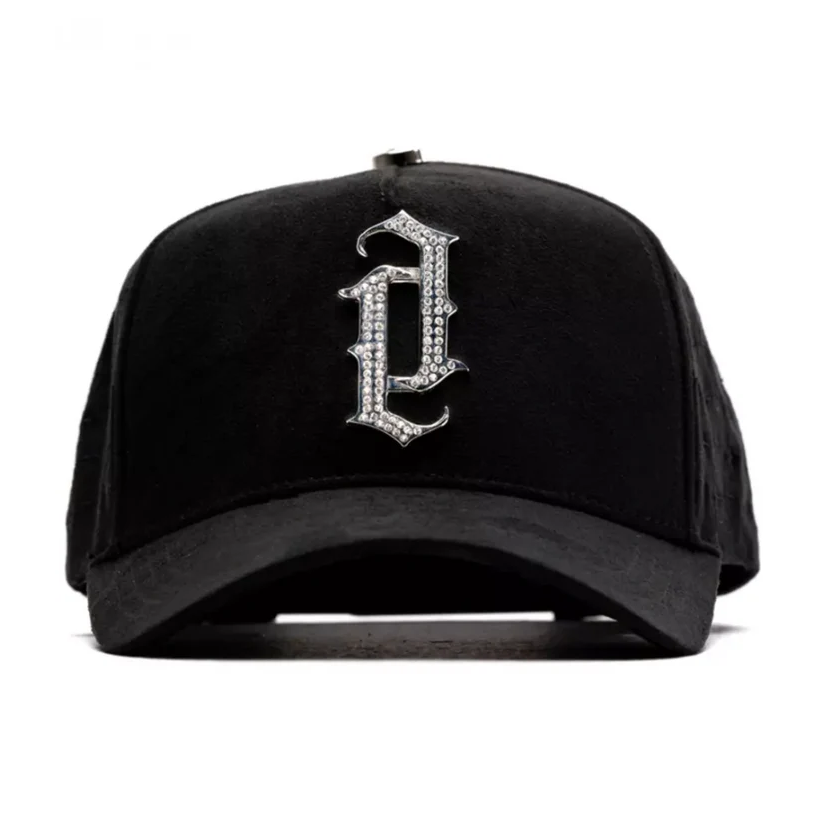 Black Hip Hop Bling Cap
