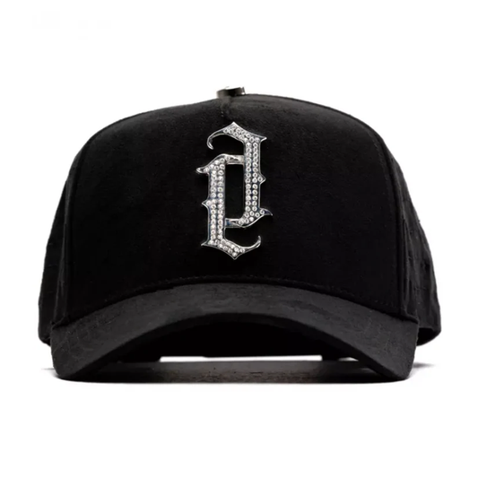 Black Hip Hop Bling Cap