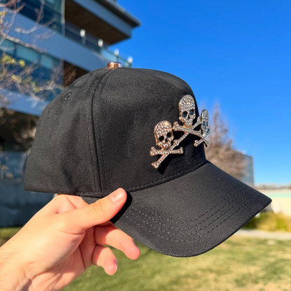 Rose Gold Skull Cap