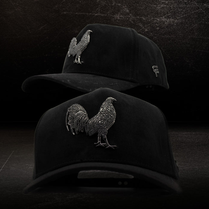 Black Rooster Cap
