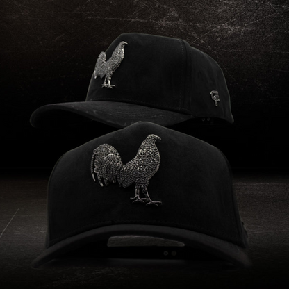 Black Rooster Cap