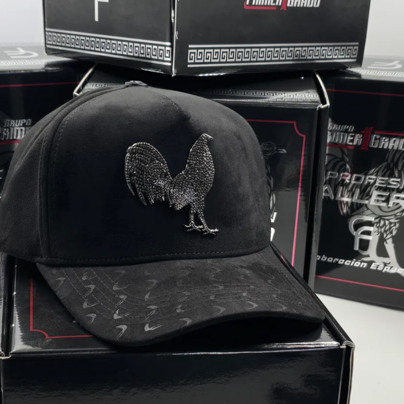 Black Rooster Cap